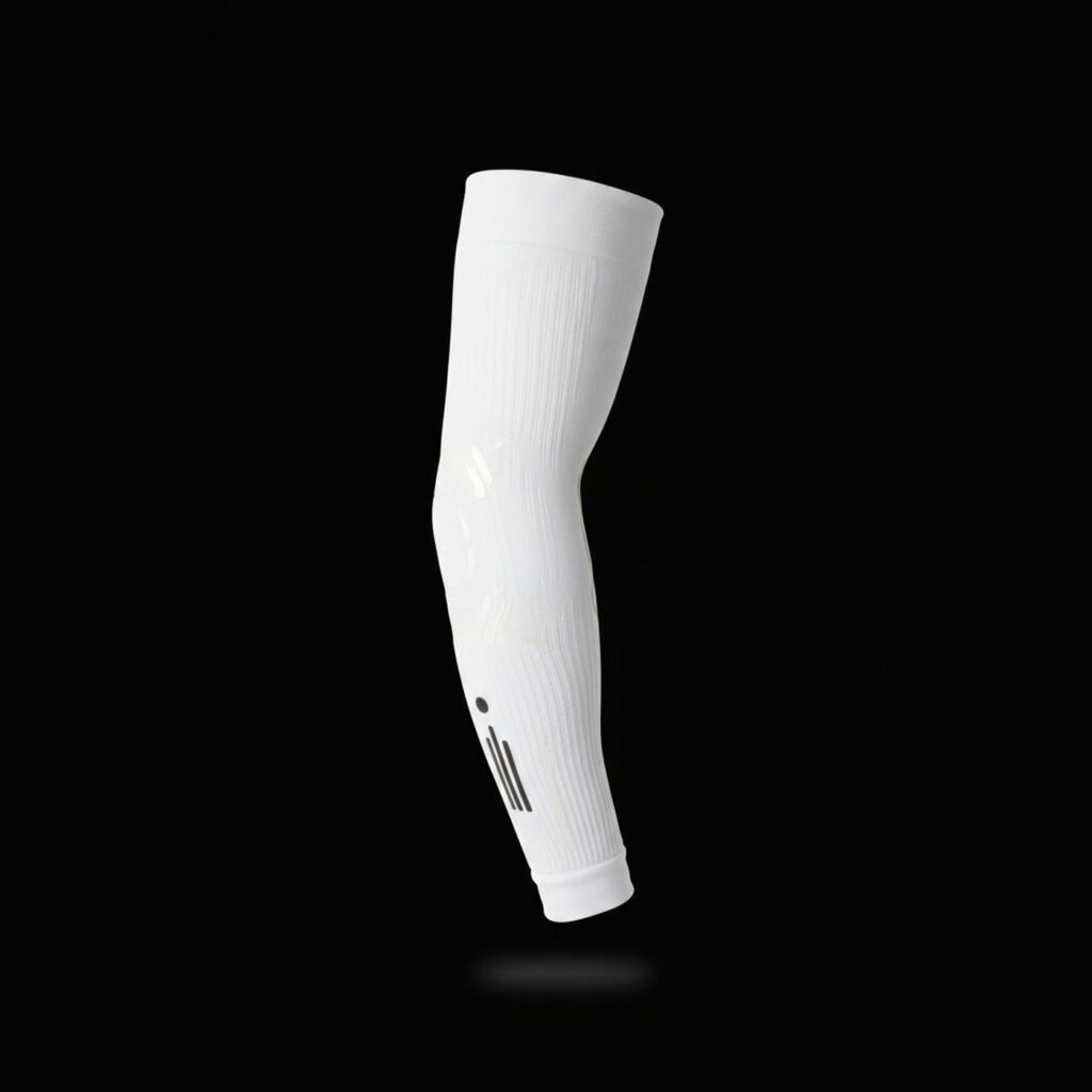 white compression sleeve