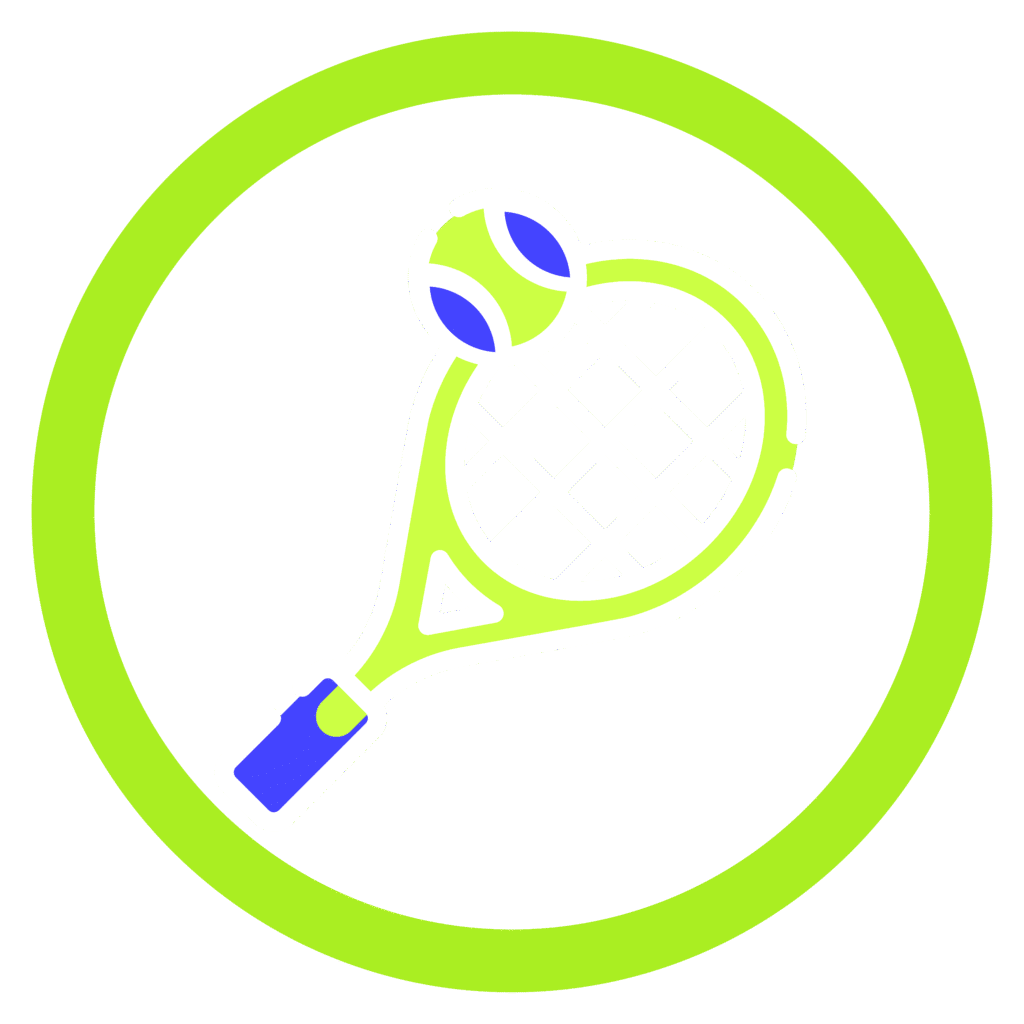 padel tennis line white